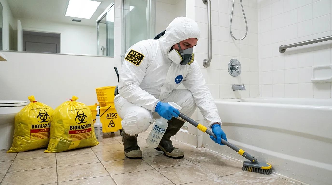 Decontamination equipment deployed for Blood Cleanup in Montgomery